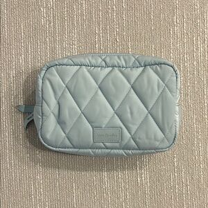 Vera Bradley Light Blue Quilted Pouch